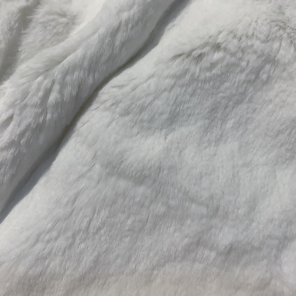 The North Face Mossbud white reversible vest swirl faux fur - Picture 10 of 13